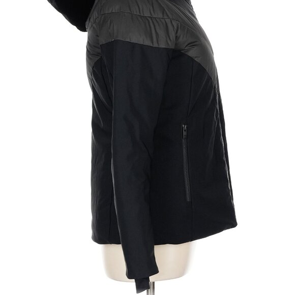 Fusalp Black Quilted Faux Fur Hooded Jacket NWT Size: FR 42 Style Anne - Picture 8 of 16
